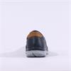 Imac Bergamo Slip On Casual Shoe - Navy Tan Leather